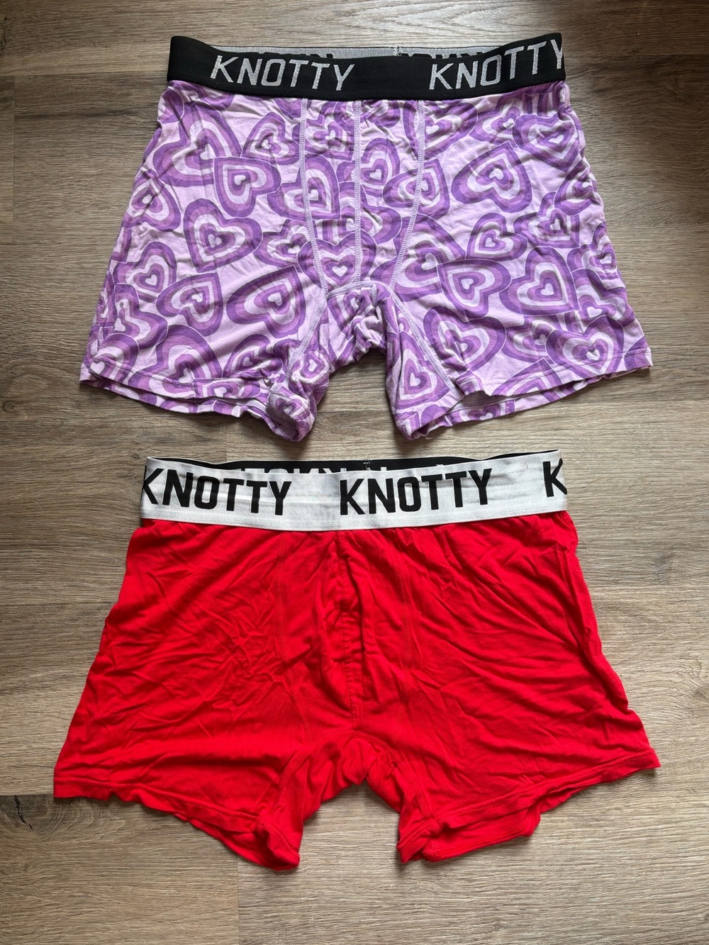 2 Pairs of Knotty Knickers Boxer Shorts
